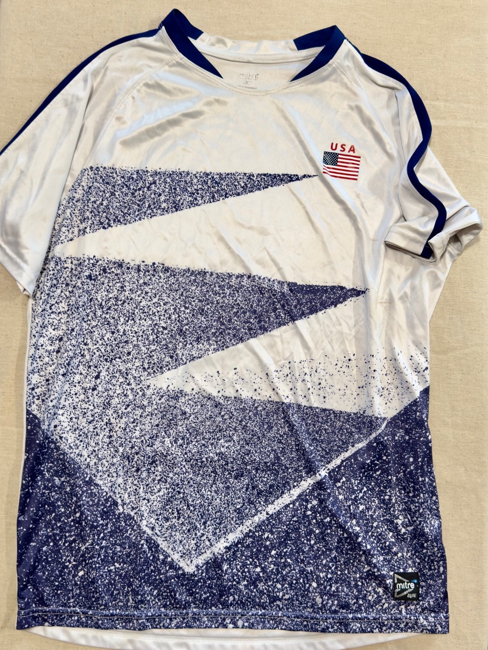 Mitre Elite USA Soccer Jersey Mens Shirt